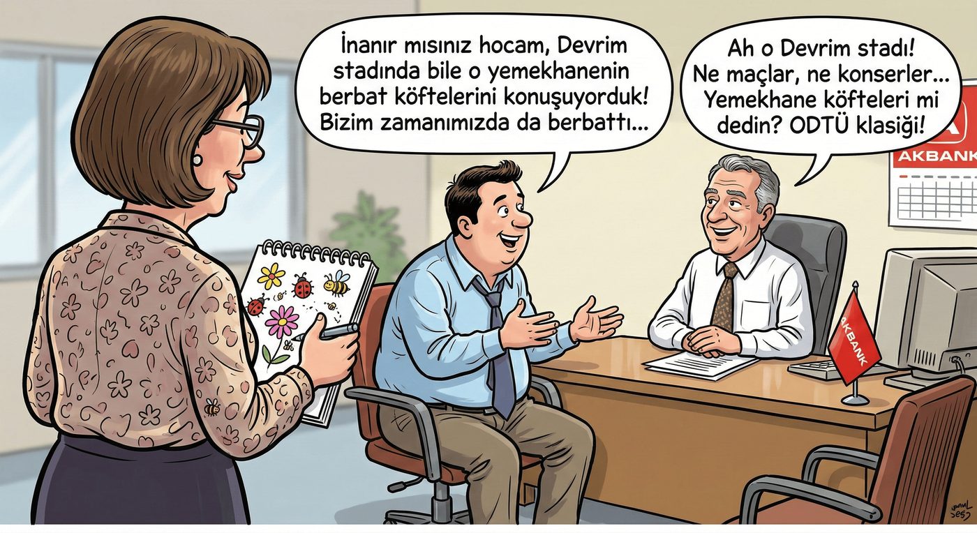 Bilişim Mülakatı Karikatürü