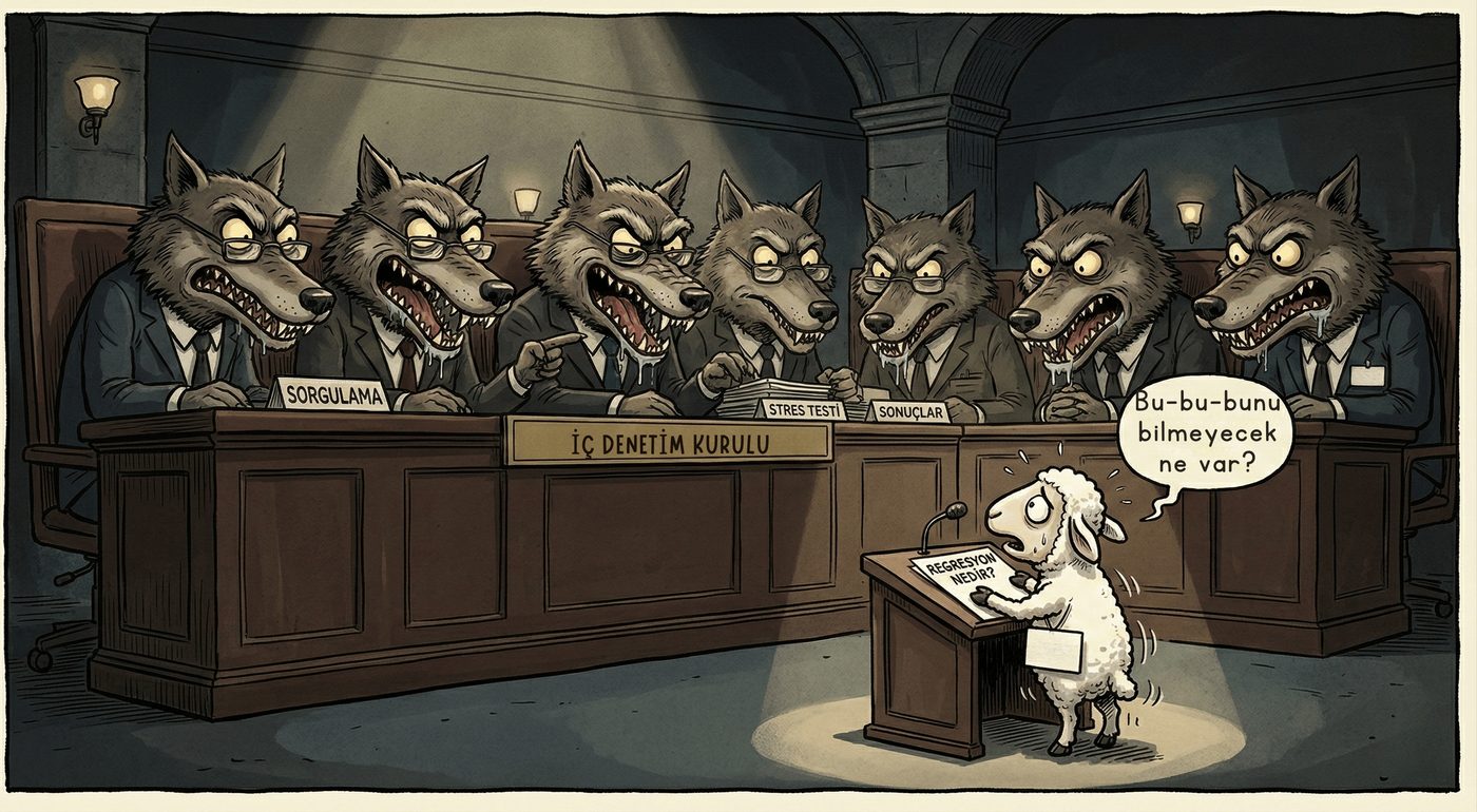 Kurtlar ve Kuzu Karikatürü